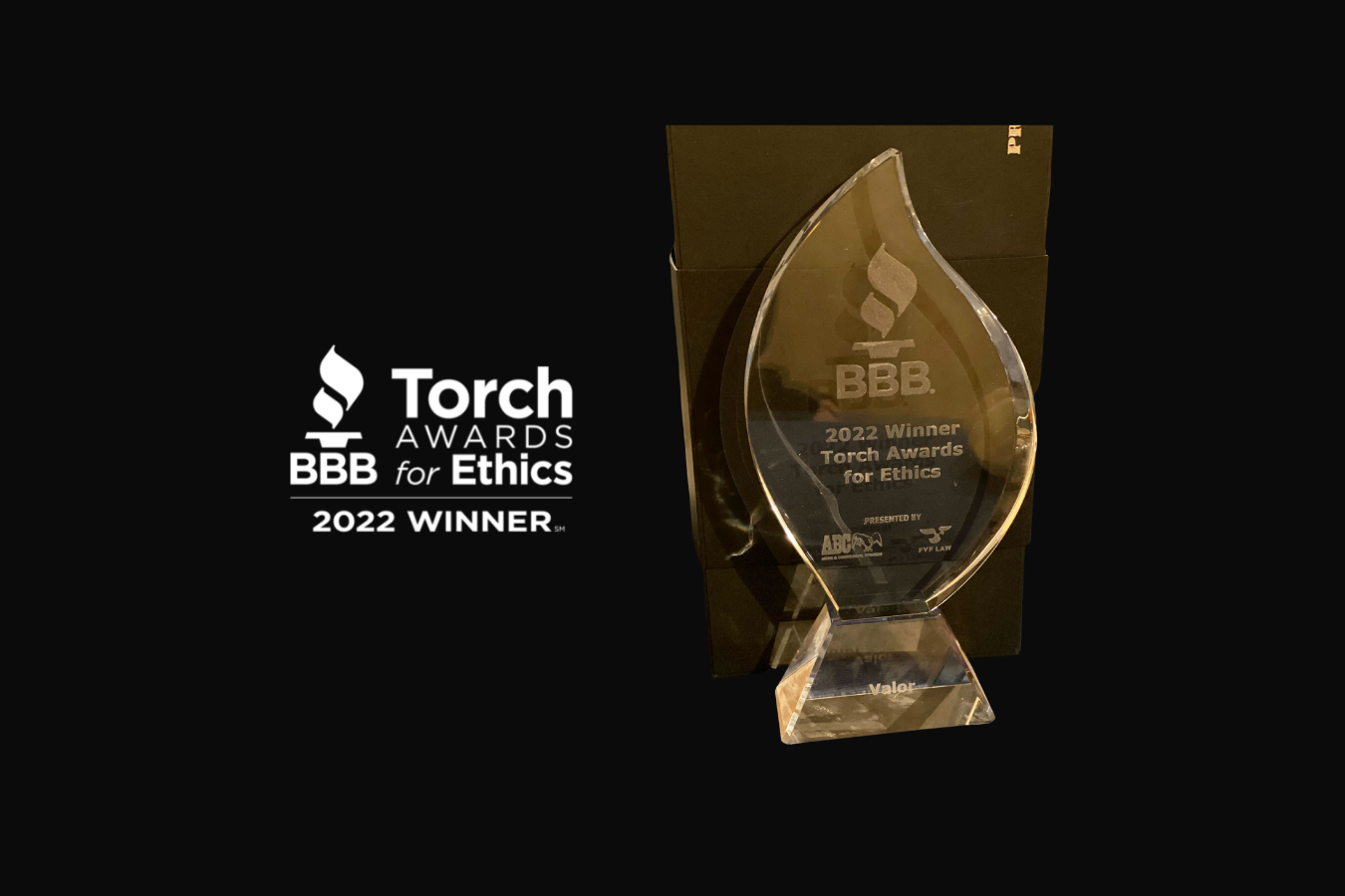 Valor Named Better Business Bureau’s 2022 Torch Awards for Ethics Winner.