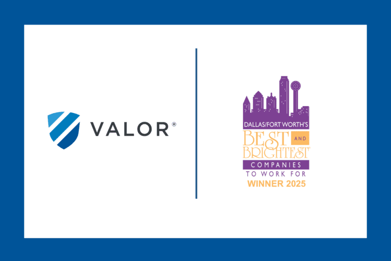Valor Wins 2025 Best and Brightest Award