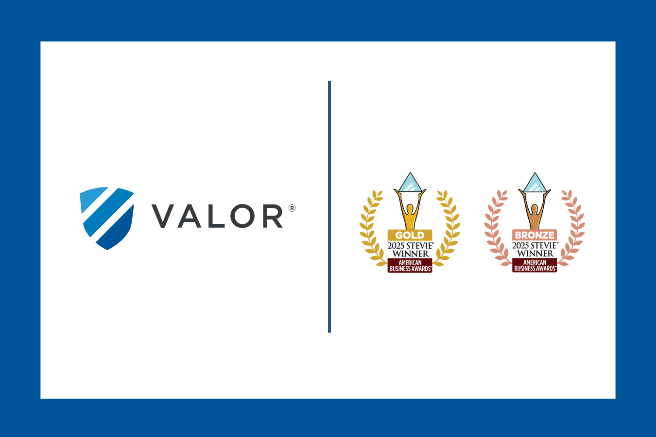 VALOR WINS TWO 2025 STEVIE® AWARDS