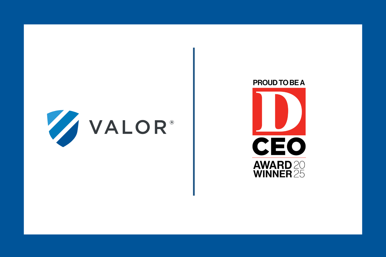 Valor CEO Wins 2025 D CEO Energy and Technology Executive of the Year