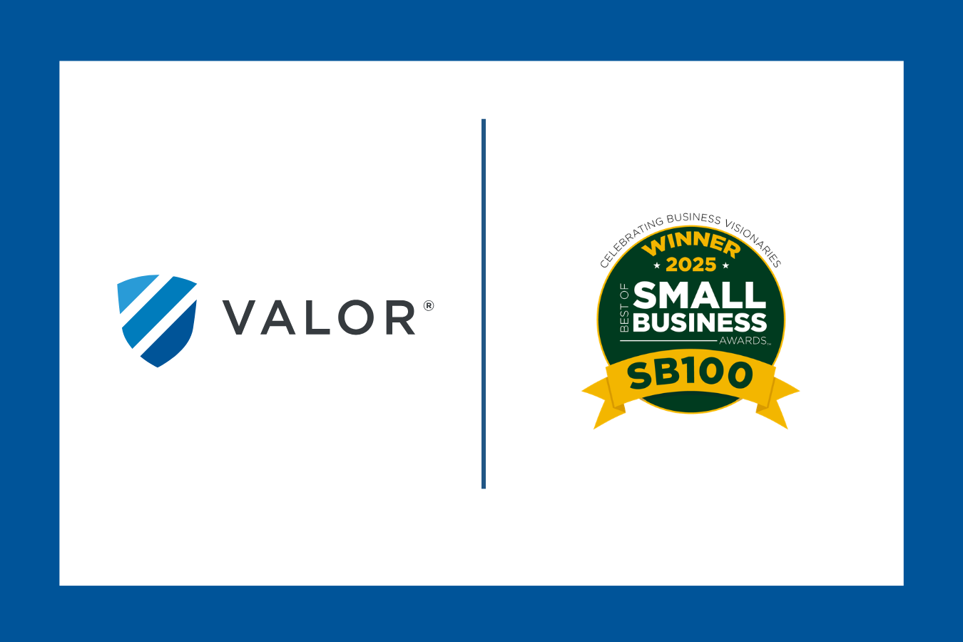 Valor Named to Small Business Expo SB100