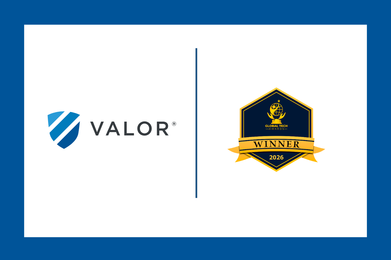 Valor Named to 2026 Global Tech Awards