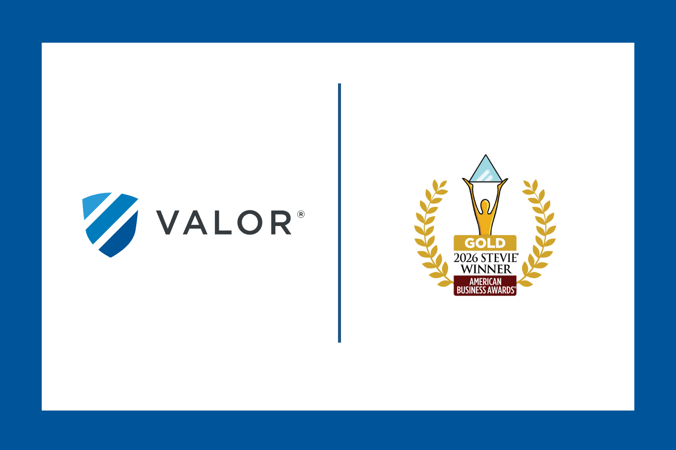 Valor Wins Gold in 2026 Stevie® Awards